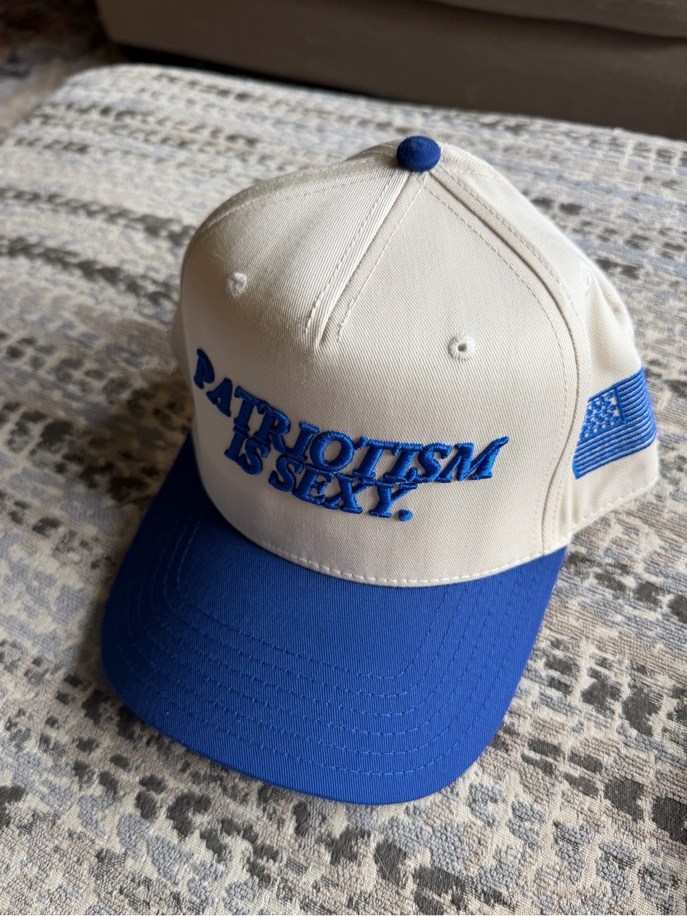 KenzKustoms Embroidered "Patriotism Is Sexy" Trucker Hat